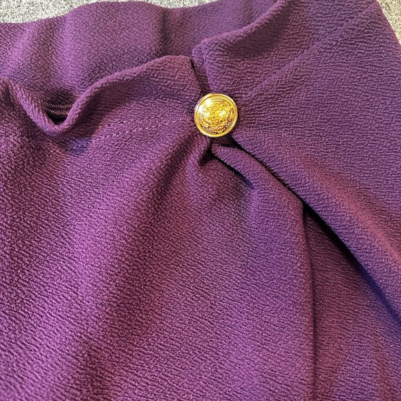 SHEIN Purple Work Career Business Pants WMNS 1X Elegant Professional Corporate - Picture 4 of 11